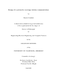 Cover page: Design of a system for cm-range wireless communications