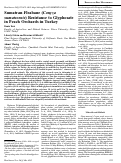 Cover page: Sumatran Fleabane (Conyza sumatrensis) Resistance to Glyphosate in Peach Orchards in Turkey