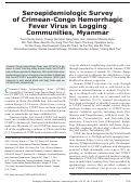 Cover page: Seroepidemiologic Survey of Crimean-Congo Hemorrhagic Fever Virus in Logging Communities, Myanmar - Volume 27, Number 6—June 2021 - Emerging Infectious Diseases journal - CDC