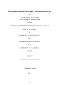 Cover page: Future Impacts of Coal Distribution Constraints on Coal Cost