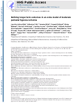 Cover page: Defining Longer-Term Outcomes in an Ovine Model of Moderate Perinatal Hypoxia-Ischemia.