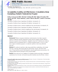 Cover page: Acceptability, Usability, and Effectiveness: A Qualitative Study Evaluating a Pediatric Telemedicine Program