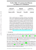 Cover page: On the Utility of Learning about Humans for Human-AI Coordination