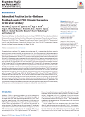 Cover page: Intensified Positive Arctic–Methane Feedback under IPCC Climate Scenarios in the 21st Century