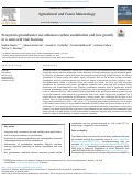 Cover page: Ecosystem groundwater use enhances carbon assimilation and tree growth in a semi-arid Oak Savanna