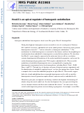 Cover page: HoxA3 is an apical regulator of haemogenic endothelium