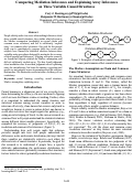 Cover page: Comparing Mediation Inferences and Explaining Away Inferenceson Three Variable Causal Structures