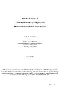 Cover page: EOS7CA Version 1.0: TOUGH2 Module for Gas Migration in Shallow Subsurface Porous Media Systems: