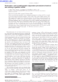 Cover page: Dislocation- and crystallographic-dependent photoelectrochemical wet etching of gallium nitride