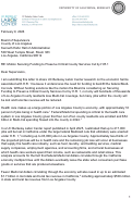 Cover page of Comments to Los Angeles County Board of Supervisors on Motion Securing Funding to Preserve Critical County Services Cut by H.R.1