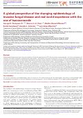 Cover page: A global perspective of the changing epidemiology of invasive fungal disease and real-world experience with the use of isavuconazole.