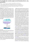 Cover page: New Insights into Secondary Organic Aerosol Formation at the Air–Liquid Interface