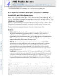 Cover page: Type II achalasia with focal elevated pressures: A distinct manometric and clinical sub‐group