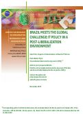 Cover page: Brazil Meets the Global Challenge: IT Policy in a Post-Liberalization Environment