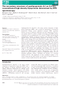 Cover page: The secondary structure of apolipoprotein A-I on 9.6-nm reconstituted high-density lipoprotein determined by EPR spectroscopy.