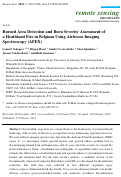 Cover page: Burned Area Detection and Burn Severity Assessment of aÂ Heathland Fire in Belgium Using Airborne Imaging Spectroscopy (APEX)