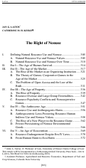 Cover page: The right of non-use.