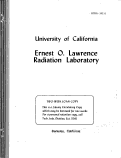 Cover page: THE 1962 HORACE W. GILLETT MEMORIAL LECTURE ON ""PROGRESS IN UNDERSTANDING HIGH-TEMPERATURE CREEP""