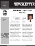Cover page: President's Message May 2013