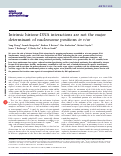 Cover page: Intrinsic histone-DNA interactions are not the major determinant of nucleosome positions in vivo