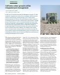 Cover page: California cotton growers utilize integrated pest management