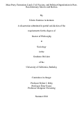 Cover page: Mass Party Formation: Land, Civil Society, and Political Organization in Post-Revolutionary Mexico and Bolivia