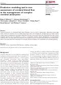 Cover page: Predictive modeling and in vivo assessment of cerebral blood flow in the management of complex cerebral aneurysms