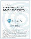 Cover page: Does Political Affirmative Action Work, and for Whom? Theory and Evidence on India’s Scheduled Areas