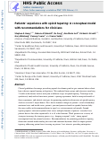 Cover page: Patients’ Experience With Opioid Tapering: A Conceptual Model With Recommendations for Clinicians