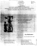 Cover page: FULL-SCALE AND TIME-SCALE HEATING EXPERIMENTS AT STRIPA: PRELIMINARY RESULTS