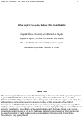 Cover page of Inflow Neglect: Forecasting Failures After Stocks Run Out