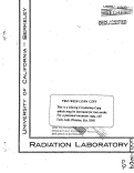 Cover page: Some Comments on the Mechanism of Fission