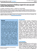 Cover page: Cutaneous mucinosis of infancy: report of a rare case and review of the literature.