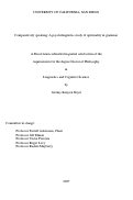 Cover page: Comparatively speaking : a psycholinguistic study of optionality in grammar