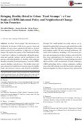 Cover page: Bringing Healthy Retail to Urban “Food Swamps”: a Case Study of CBPR-Informed Policy and Neighborhood Change in San Francisco