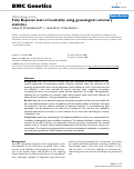 Cover page: Fully Bayesian tests of neutrality using genealogical summary statistics