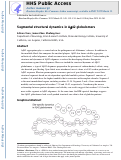 Cover page: Segmental structural dynamics in Aβ42 globulomers.