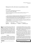 Cover page: Enlargement of the sella turcica in pseudotumor cerebri.