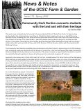 Cover page of News &amp; Notes of the UCSC Farm &amp; Garden, Issue 172
