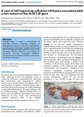 Cover page: A case of self-improving collodion ichthyosis associated with a rare variant of the ALOX12B gene