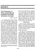 Cover page: The Productivity of <em>Pinus monophylla</em> and Modeling Great Basin Subsistence Strategies