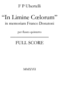 Cover page: In Limine Coelorum