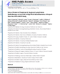 Cover page: Role of the extent of prophylactic regional lymph node radiotherapy on survival in high‐risk neuroblastoma: A report from the COG A3973 study