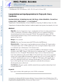 Cover page: Lipoprotein(a) and apolipoprotein(a) in polycystic ovary syndrome