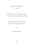 Cover page: Integrating Social Justice Values in Educational Leadership: A Study of African American and Black University Presidents