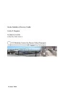 Cover page of On the Stability of Freeway Traffic