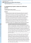 Cover page: An integrated map of genetic variation from 1,092 human genomes