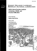 Cover page: Multi-Criteria Decision Analysis: Limitations, Pitfalls, and Practical Difficulties