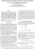 Cover page: A Resource-Rational Process Model of Violation of Cumulative Independence