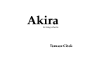 Cover page: Akira